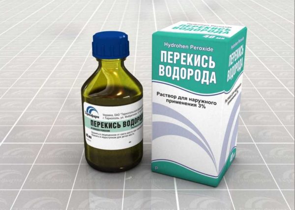Désinfecter avec du peroxyde d'hydrogène