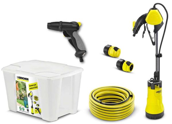La pompe d'arrosage du jardin à partir d'un tonneau Karcher SBP 3800 plaît à tout le monde, sauf pour le prix