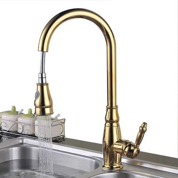 Robinets de cuisine avec douchette extractible