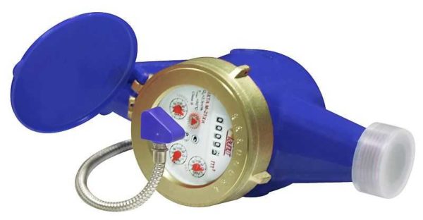 Le compteur d'eau multi-jets a un look différent