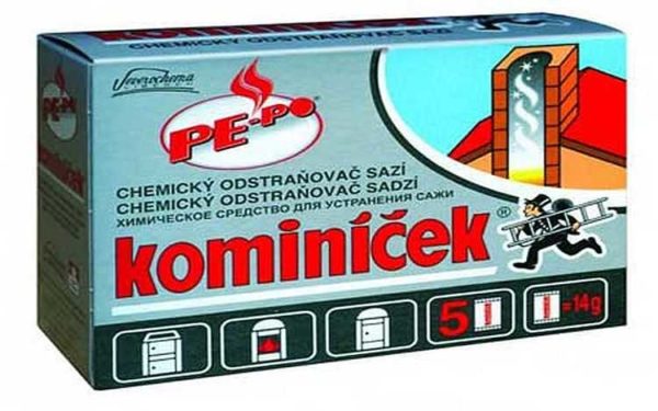Poudre de nettoyage de cheminée Kominichek