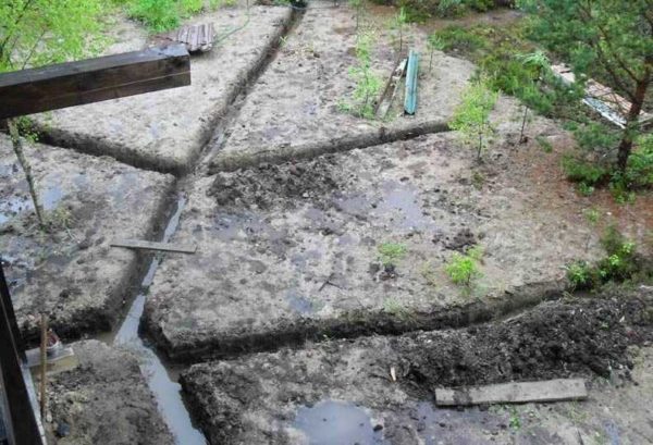 Drainage radiatif du site