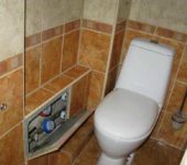 Comment fermer les tuyaux dans une toilette: faire une boîte de cloison sèche