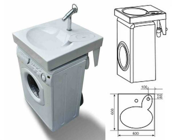 Choisir une machine à laver pour un évier par profondeur