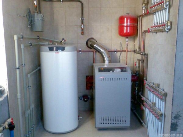 Pour les chaudières à gaz puissantes, une pièce séparée est nécessaire