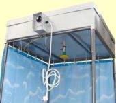 Réservoir de douche chauffé en métal