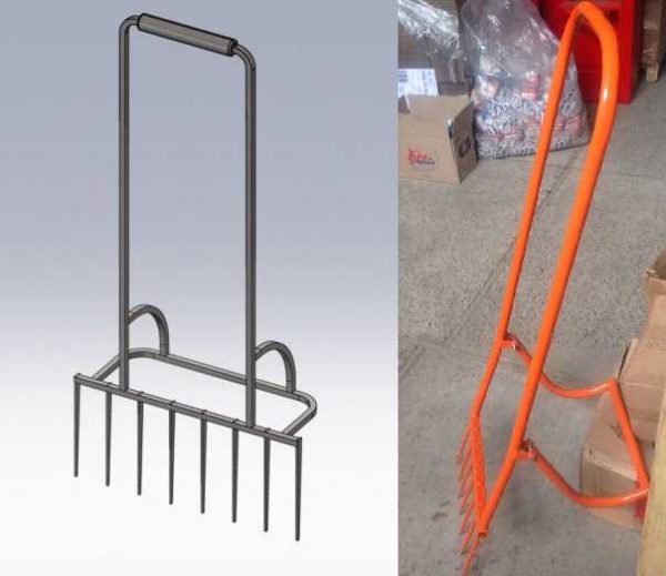 Deux options appelées Legkokop. Le ripper le plus simple pour le jardin, le jardin et le chalet