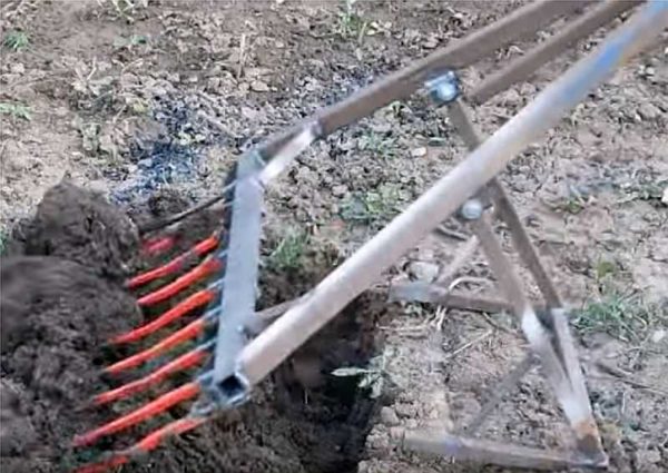 Digger en action