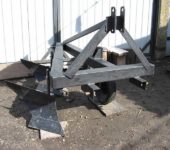 Charrue maison à deux corps pour un mini tracteur