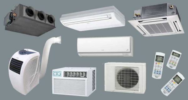 Il existe différents types et types de climatiseurs