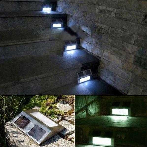 Éclairage des escaliers - pratique, économique et beau