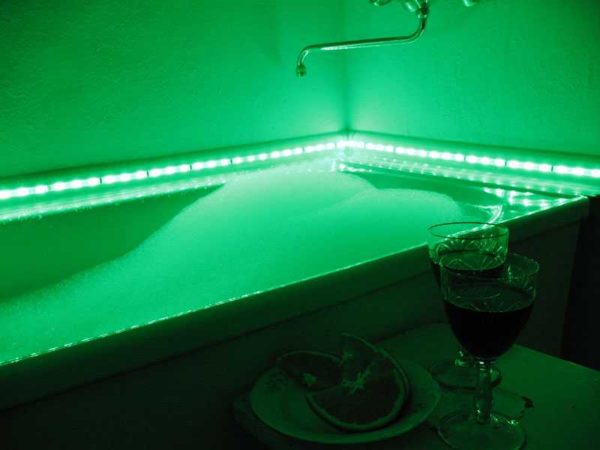 L'éclairage coloré vous aide à vous détendre