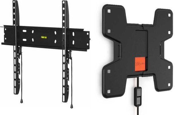 Accrochez le téléviseur au mur comme une image - à une courte distance du mur, vous pouvez utiliser de tels supports