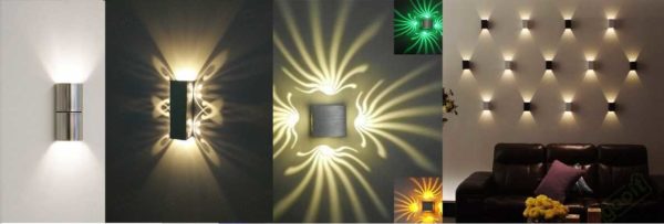 Exemples d'utilisation de lampes LED directionnelles