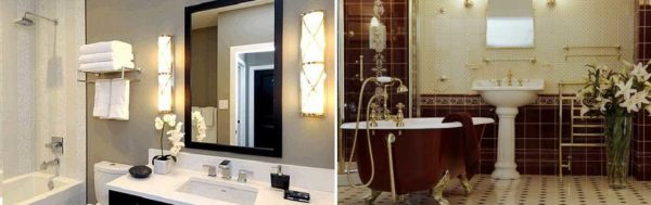 À quelle hauteur accrocher l'applique dans la salle de bain