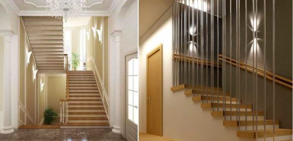 Choisir la hauteur de l'applique dans les escaliers