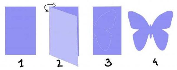 Comment faire un papillon en papier contour