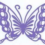 Modèles pour couper les papillons en papier