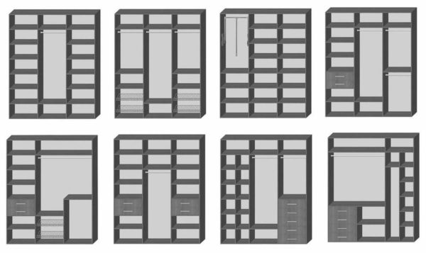 Options pour remplir une armoire de petite largeur