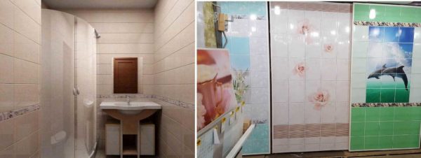Plastique sur les murs de la salle de bain - il existe différentes options