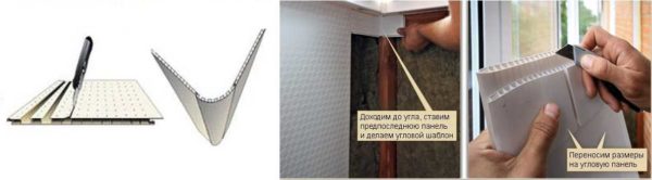 Décoration murale avec des panneaux en plastique: comment se passer de profilés d'angle
