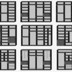 Exemples d'aménagement de l'armoire pour la chambre à coucher à l'intérieur