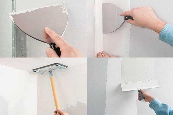 Plaque de plâtre de vos propres mains - nous étudions les nuances