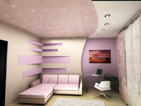 Spots - ce nom reflète l'apparence de ce luminaire et la taille de l'espace éclairé