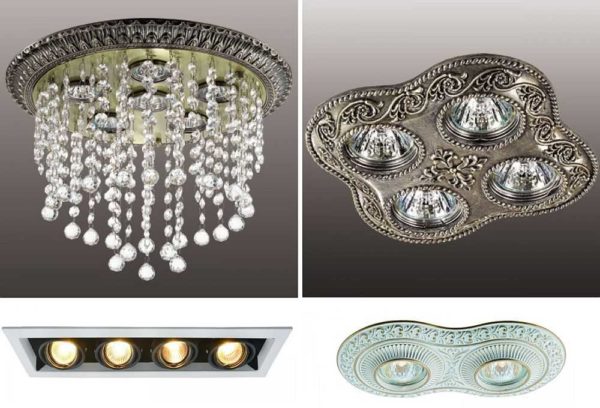 Le nombre de lampes dans un boîtier peut être différent