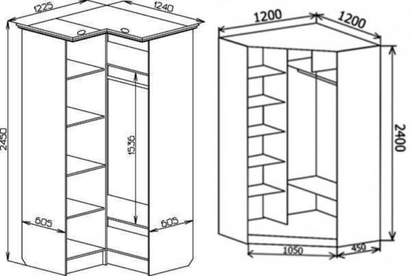 Les modèles de série commencent par cette taille, mais il y en a aussi de petits - à partir de 80 cm au moins d'un côté