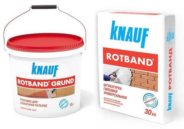 Le type d'enduit le plus populaire est le Rotband