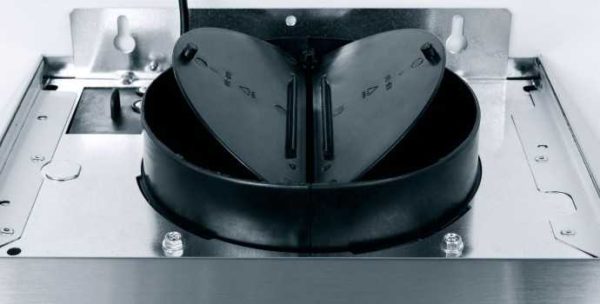 Il ressemble à un clapet anti-retour sur une hotte électrique