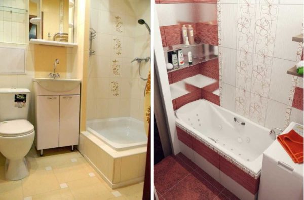 Conception de salle de bain de 2 mètres dans un style moderne