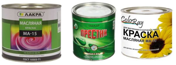 Les peintures à l'huile sont la moins chère, mais pas la meilleure option