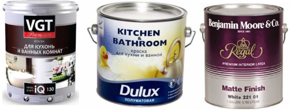 La peinture de salle de bain imperméable peut être différente