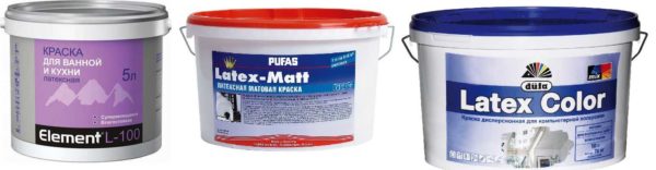 Certaines marques de peinture de salle de bain au latex