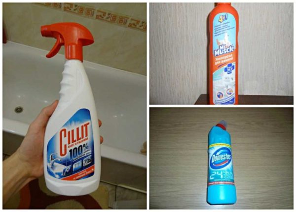 Vous pouvez essayer les produits chlorés pour commencer