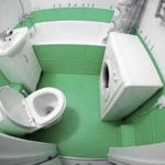 Si vous combinez une salle de bain et des toilettes à Khrouchtchev, vous obtenez une pièce plus ou moins décente en taille