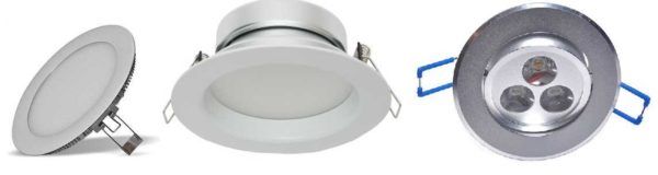 Les luminaires à LED ont une faible hauteur pour que le plafond puisse être abaissé à une petite hauteur