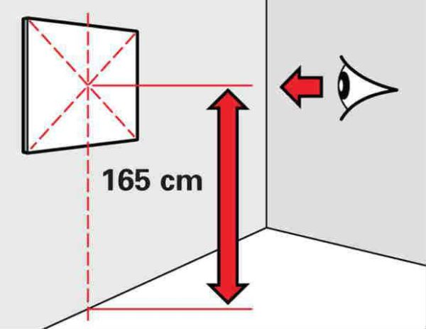 Hauteur d'installation du miroir de salle de bain