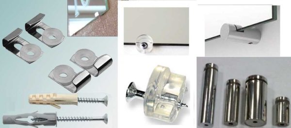 Supports muraux miroir