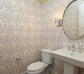 Papier peint de salle de bain