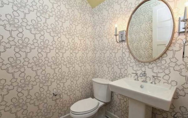 Papier peint de salle de bain