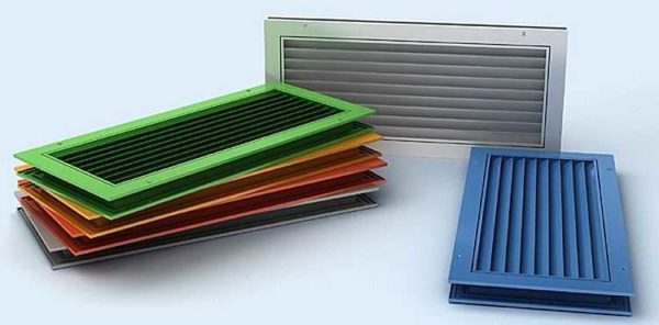 Grilles de transfert pour la ventilation
