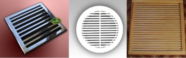 Matériaux pour la fabrication de grilles de ventilation