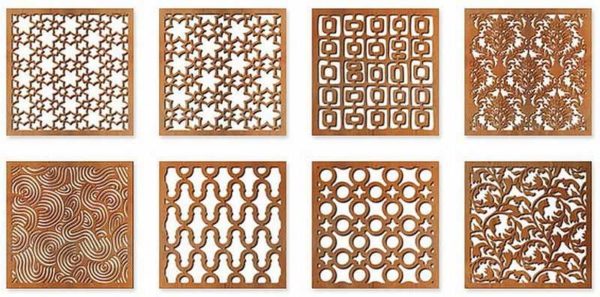 Les grilles de ventilation décoratives en laiton, bronze, cuivre attirent l'attention et servent de décoration