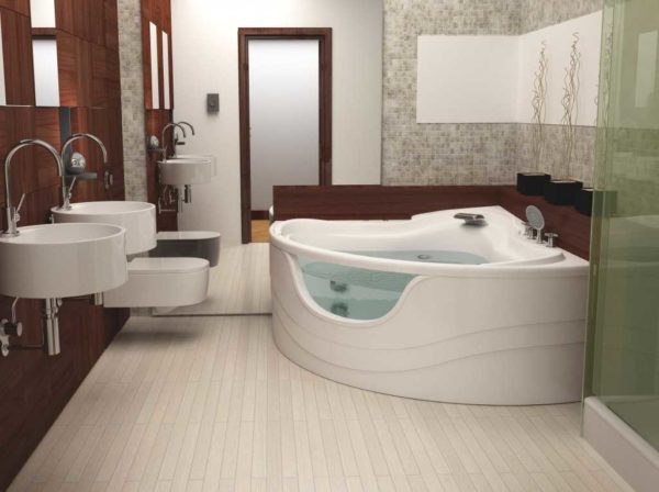 Si vous souhaitez choisir une baignoire en acrylique avec un look personnalisé, Appollo a des inserts en verre