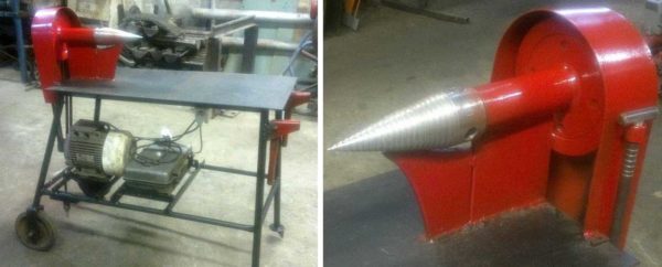 Un modèle plus sûr. Fabriquer une telle fendeuse à bois de vos propres mains vous facilitera la vie