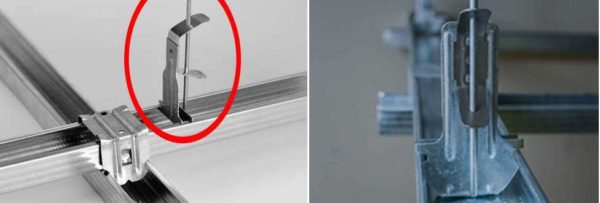 Suspension d'ancrage - pour un réglage facile de la hauteur du faux plafond