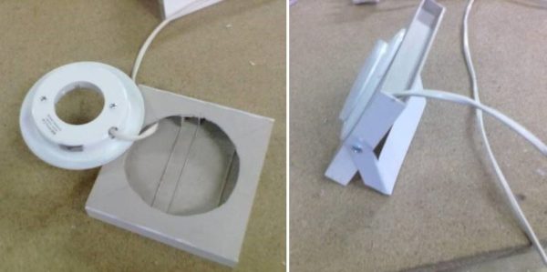 Transporter un garage de vos propres mains à partir d'une lampe encastrée LED